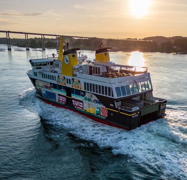 Ærøfærgen fra Svendborg til ærø