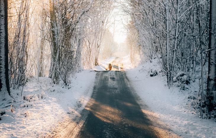 Sne, vinter i Svendborg ved Hvidkilde